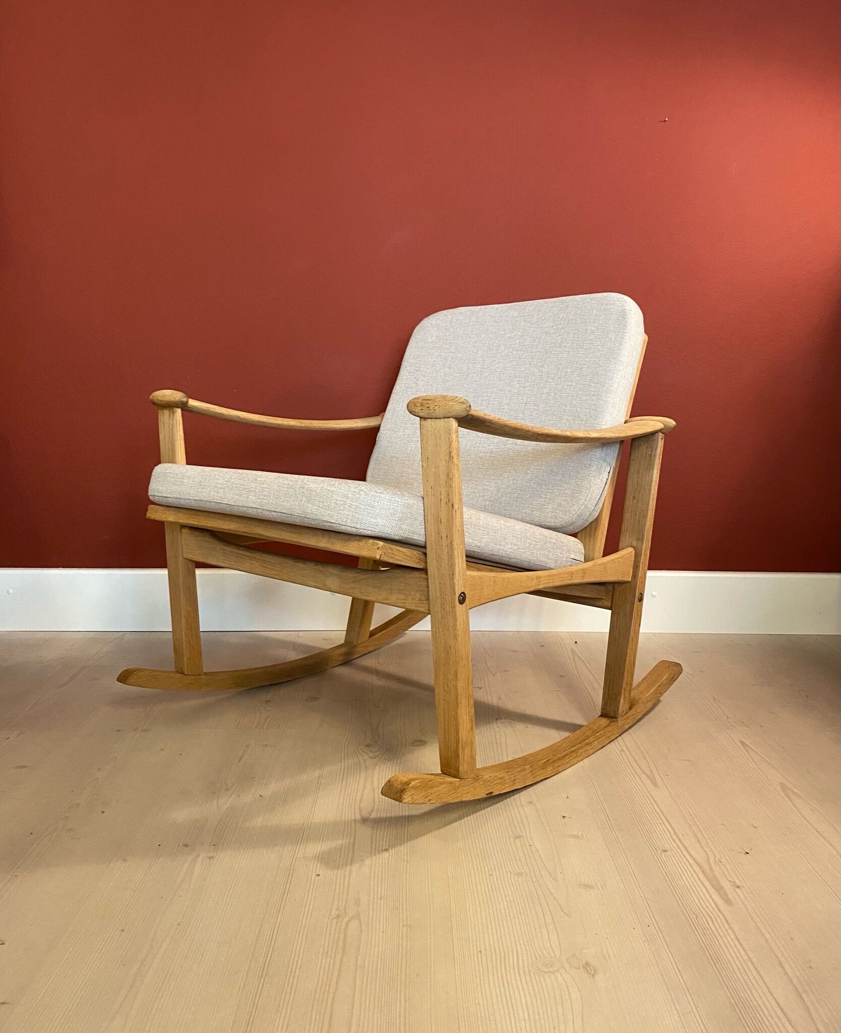 Danish rocking chair by Finn Juhl for M. Nissen, Denmark 1960s