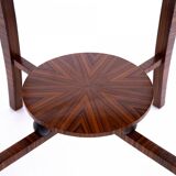 Round Art Deco coffee table, Poland, mid 20th century. after renovation.