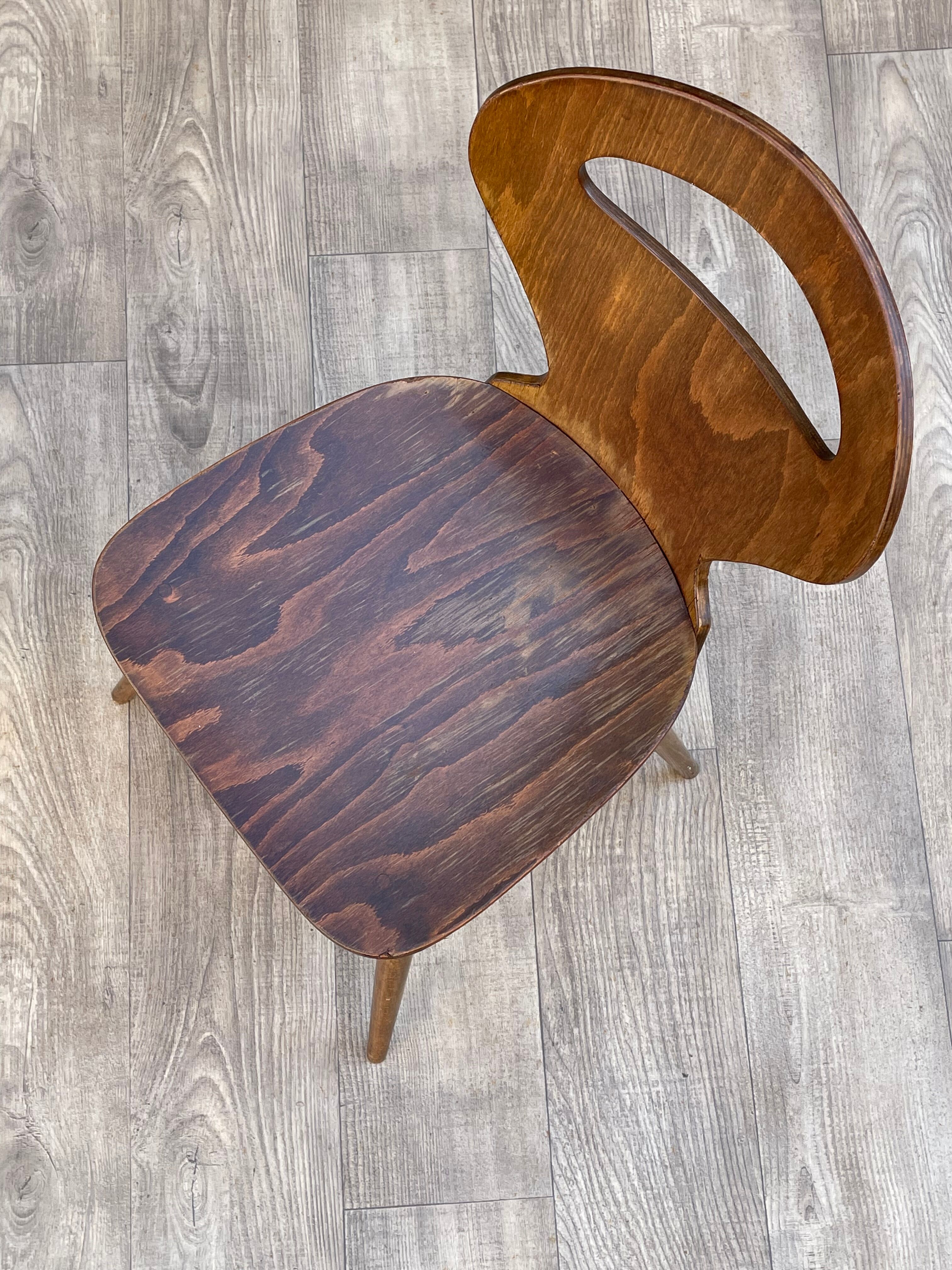 Pair of Baumann ant bistro chairs