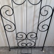 Wrought iron coat and hat rack, 1960s