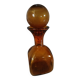 Vintage amber glass carafe