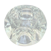Cendrier en verre motif 1970