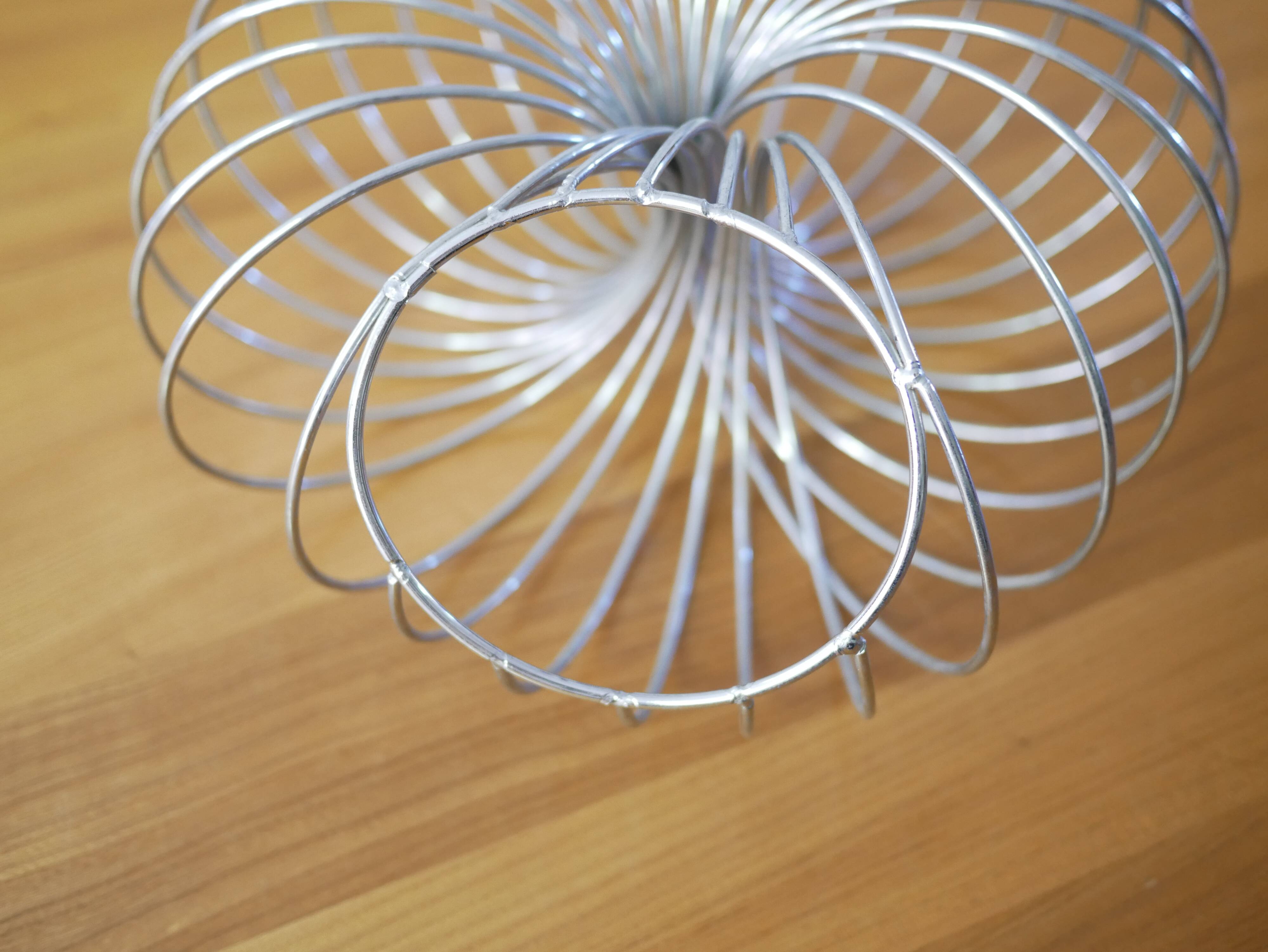 Vintage metal fruit basket