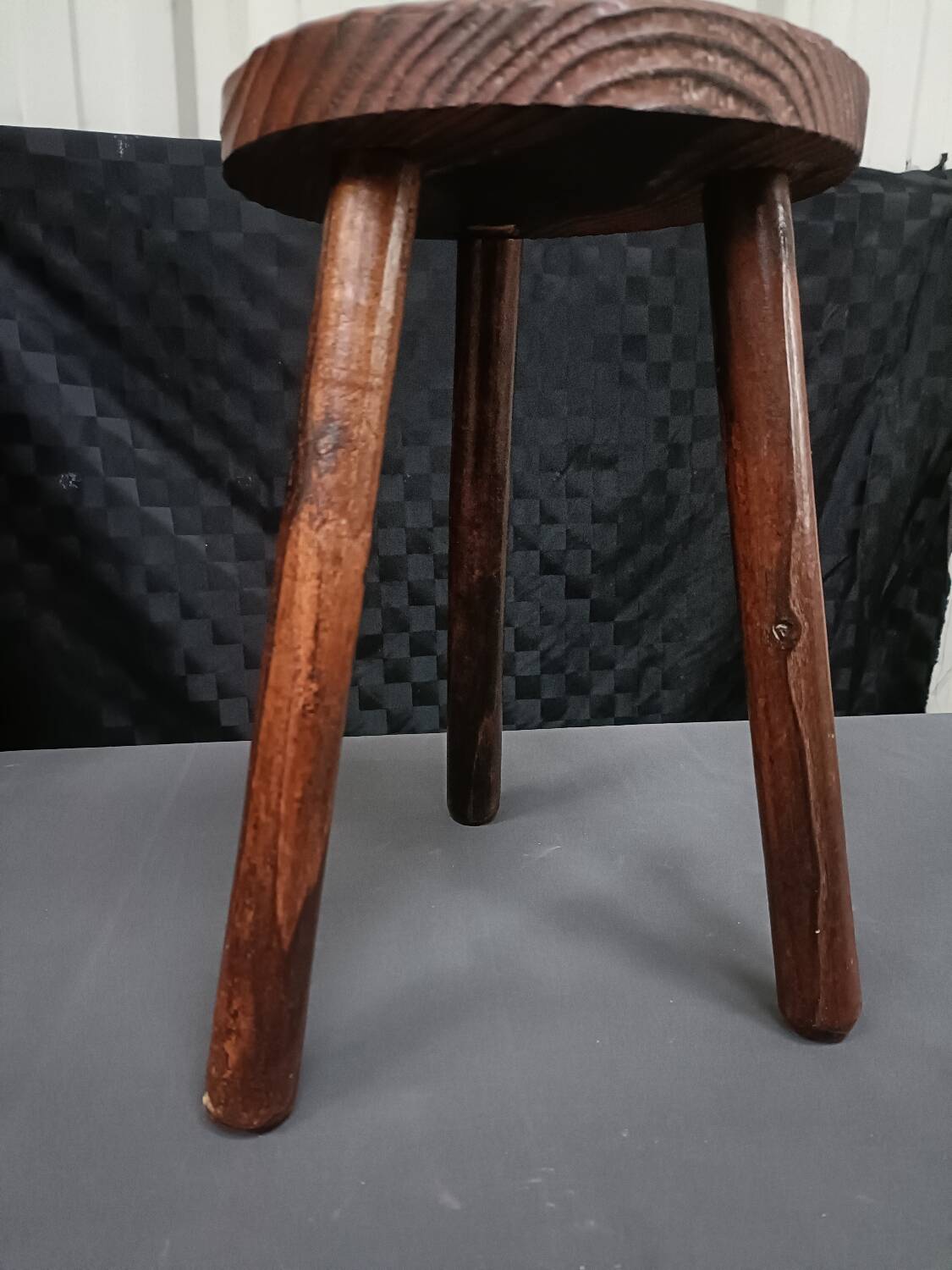 Vintage tripod stool
