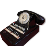 Phone old telephone switchboard in bakelite