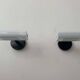 Pair of Aton Gismondi wall lights, for Artemide Italy 1982