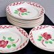 Dining table service, ironstone plates, Badonvilliers