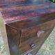 Chiffonnier commode haute bois massif éxotique palissandre 5 tiroirs