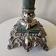 Kerosene lamp late nineteenth century mounted on Corinthian column.