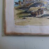 Under glass lithograph of F. d'Andiran