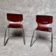 pair of vintage Flötotto chairs in pagwood 1970