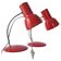 Pair of Red Midcentury Table Lamps Napako, 1970s