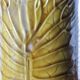 Gien  vase in olive green slurry 60s