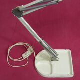Lamp architect articulated base white cast