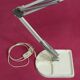 Lamp architect articulated base white cast