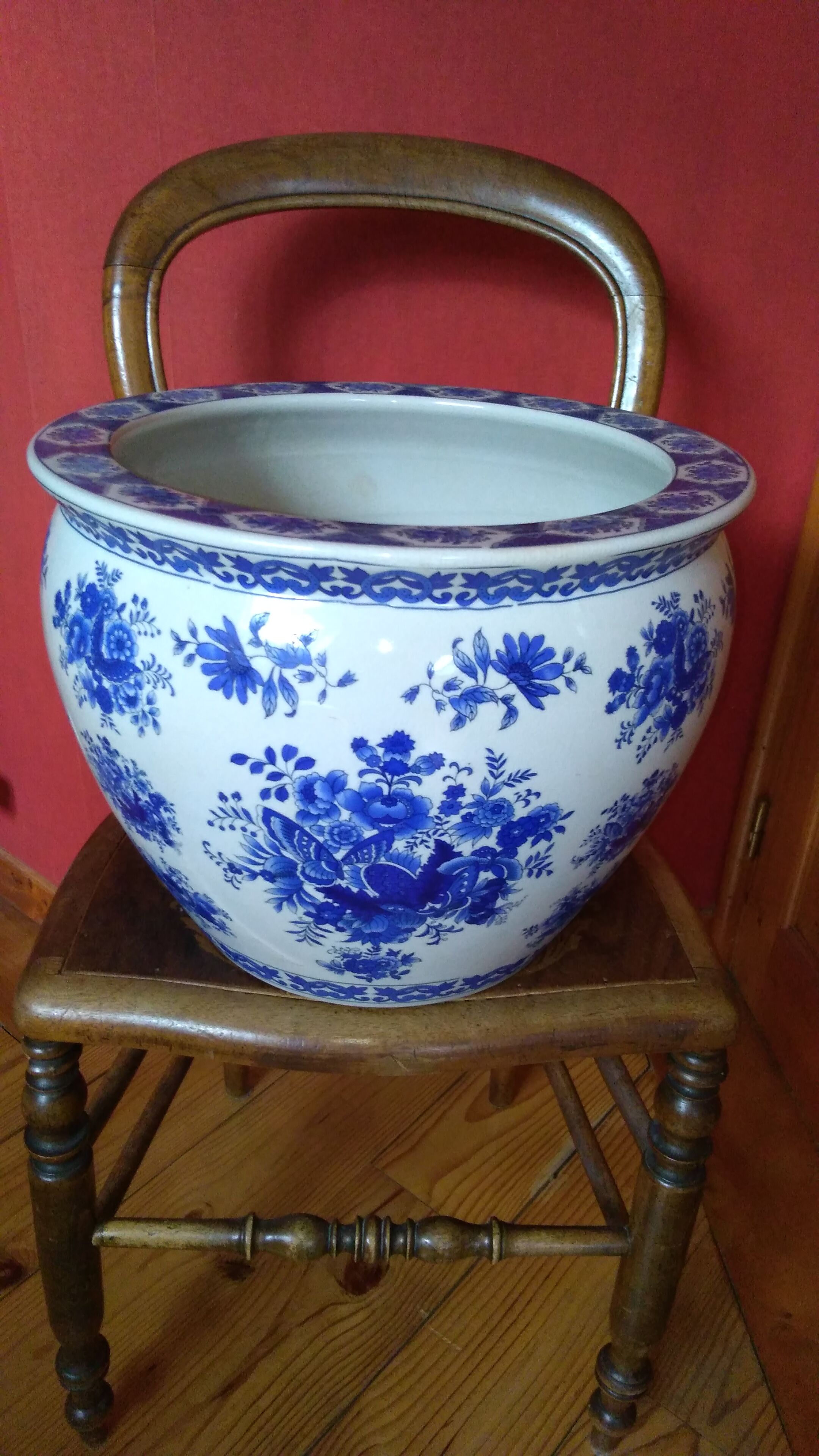 Old plant holder pot