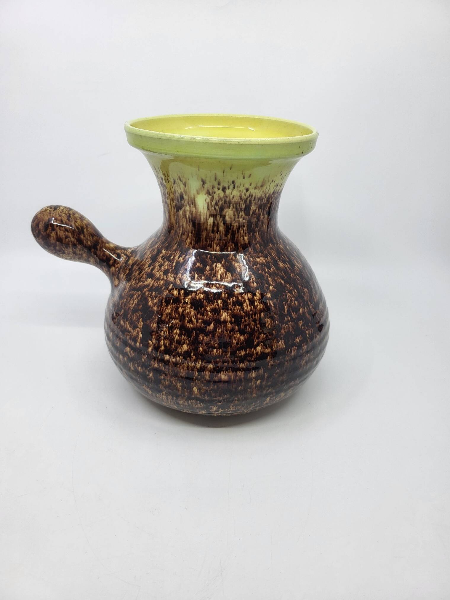 Vase or Chevrette Pottery Accolay in ceramic France Vintage 1960