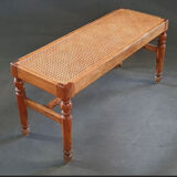 Piano bench in cannage 19th