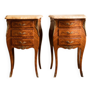 2 tables de chevet de