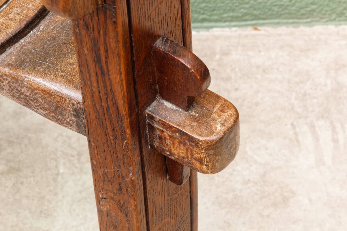 Milking chair, folk art, Alps, 19th century
