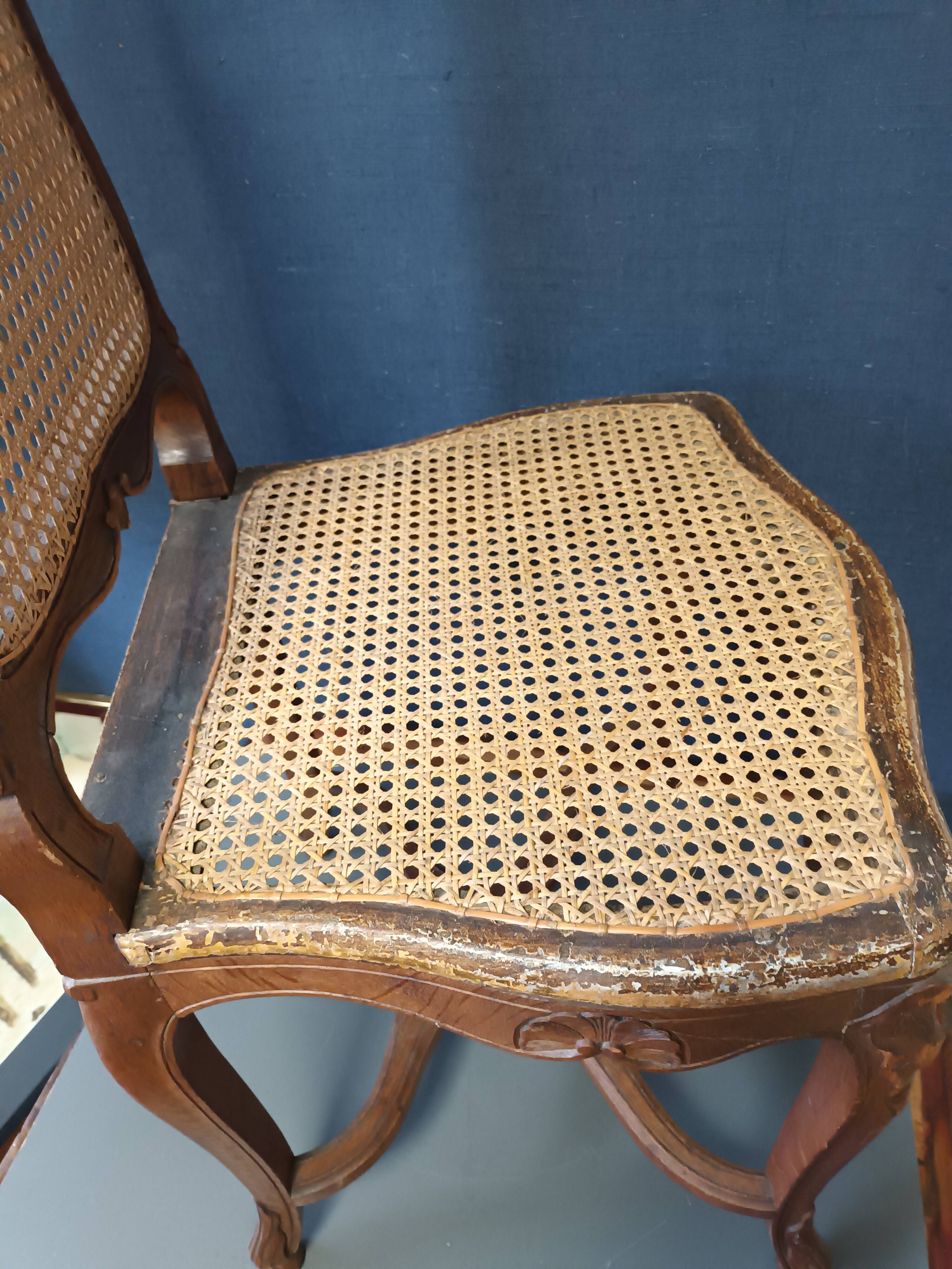 Chaise style Louis XV