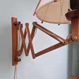 Scandinavian scissors wall lamp, 60s