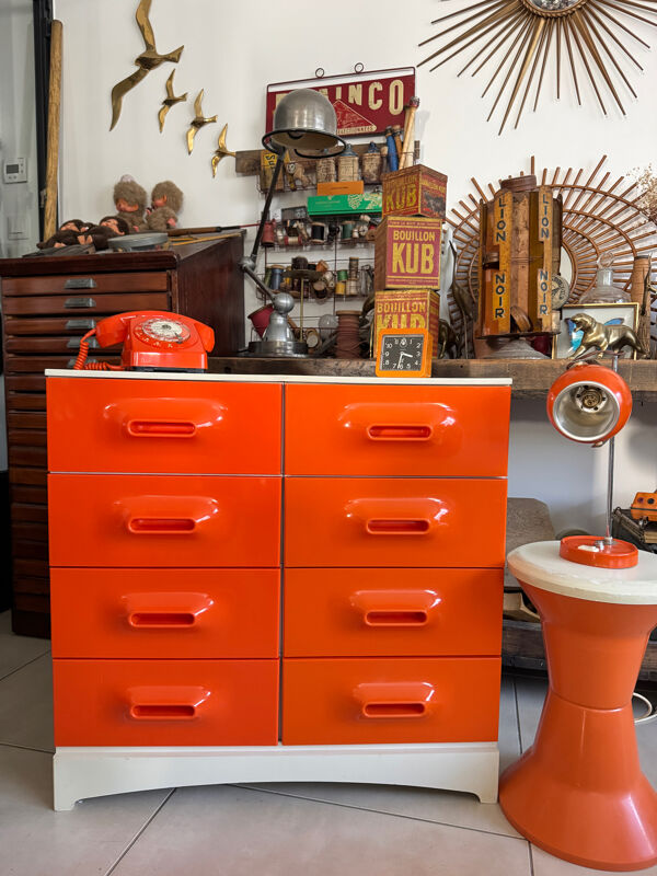 Commode vintage Marc Held pour Prisunic