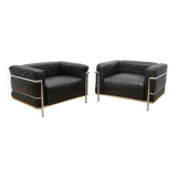 Pair of armchairs LC3