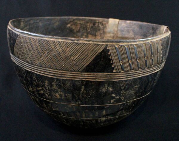 Grand bol touareg - niger - 32 cm