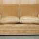 Howard & Sons / Chairs Ltd two-seater canapé with feather-filled cushions.