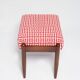 Mid Century GFM stool pair in Dedar Jacquard Tweed, E. Homa, Europe, 1960s