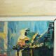 Oil on cardboard showing St Tropez