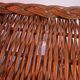 Side table with magazines rack in rattan