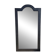 Ancien Miroir noir chapeau de gendarme