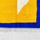 Handmade Berber Beni Ouraine rug, traditionally colored, size 150 x 250
