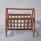 Reviewed door in rattan and bamboo