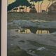 Lithograph by Henri Rivière The Aspects of Nature - The Twilight