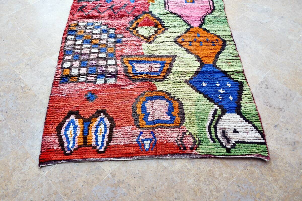 Moroccan Berber Boujaad Rug New 235 cm x 170 cm
