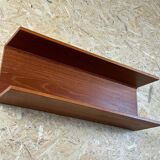 60s 70s teak wall shelf shelf Pedersen & Hansen Viby J. Denmark Design