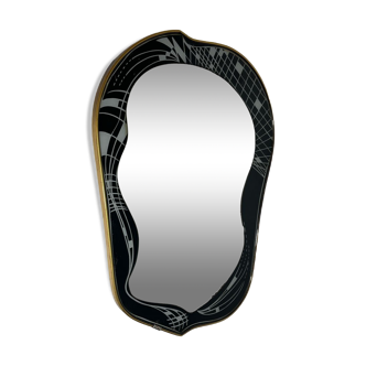 Brass decorative mirror