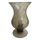 Biot style bubbled glass candle holder signed 60s-70s