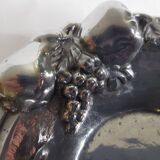 Coupelle vide poche en fonte d'aluminium au décor de fruits signée Tonini