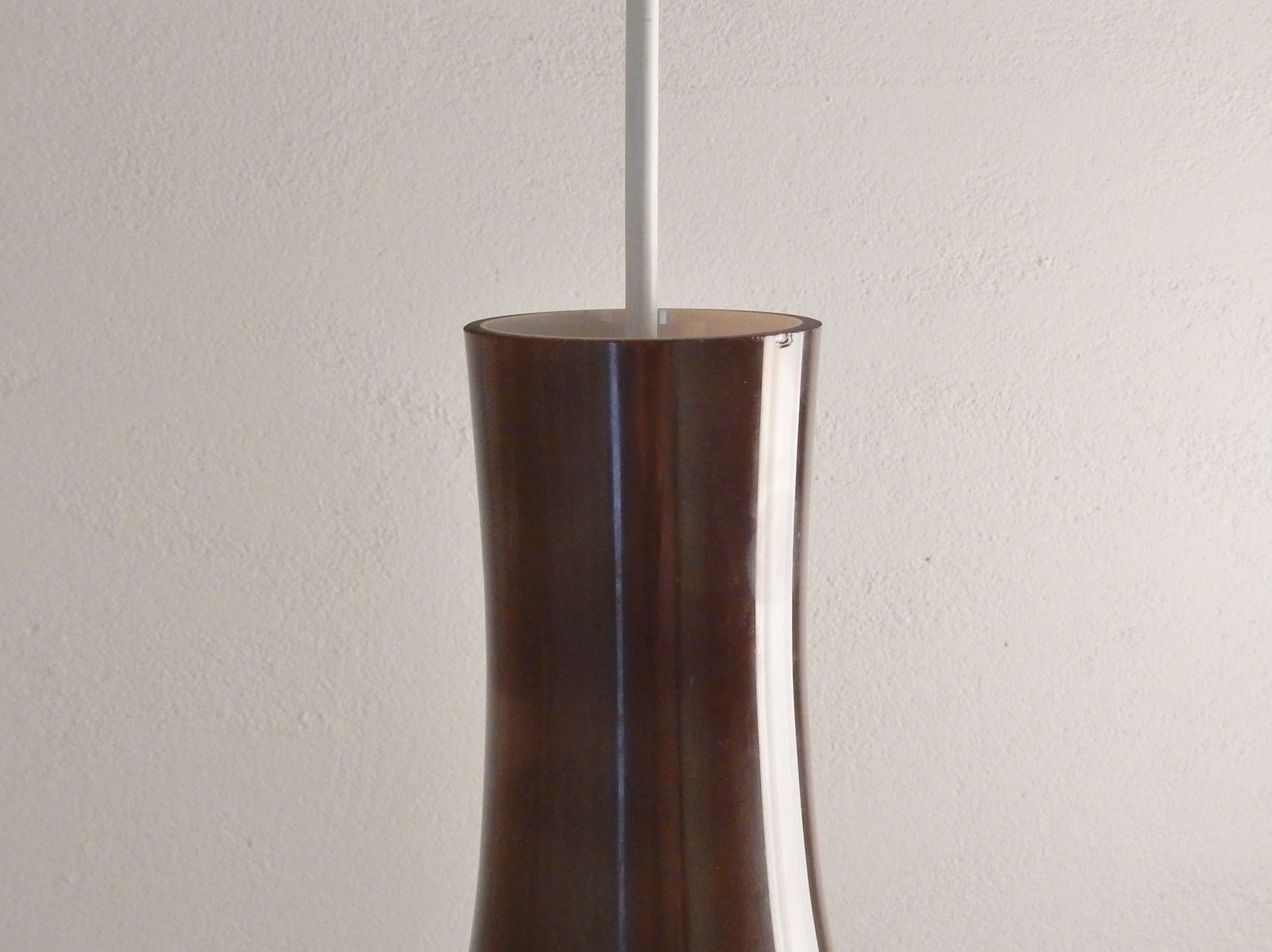 Suspension vintage en verre