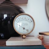 Manomètre début XXème sur socle marbre