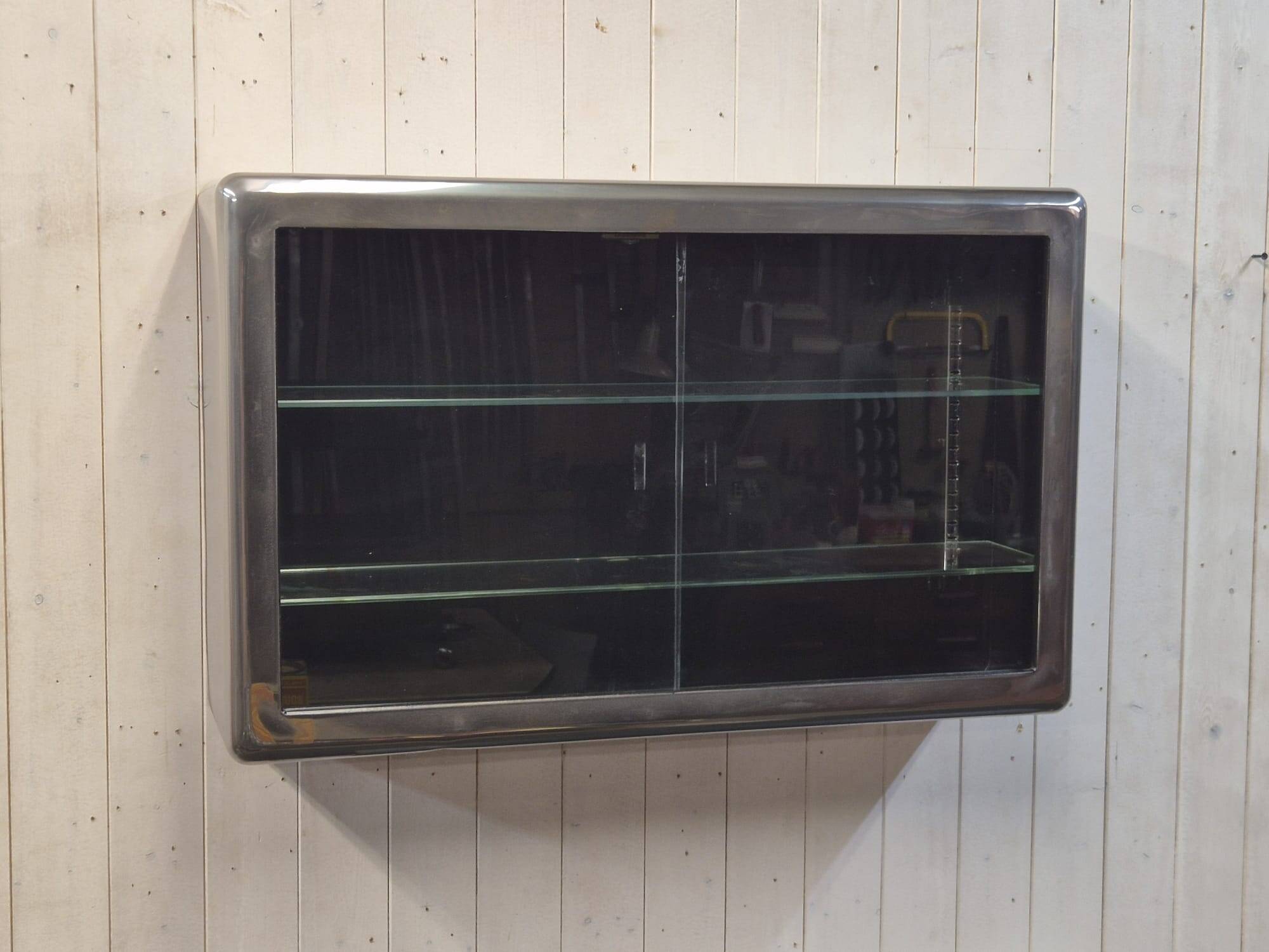 Old pharmacy display cabinet