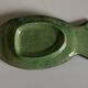 Céramique poisson Dieulefit, en terre vernissée verte