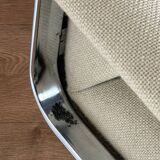 Vintage ADD FORM swivel armchair – chrome star base, 1970s