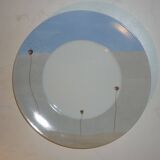 Zéphyr MdN plate in Limoges porcelain