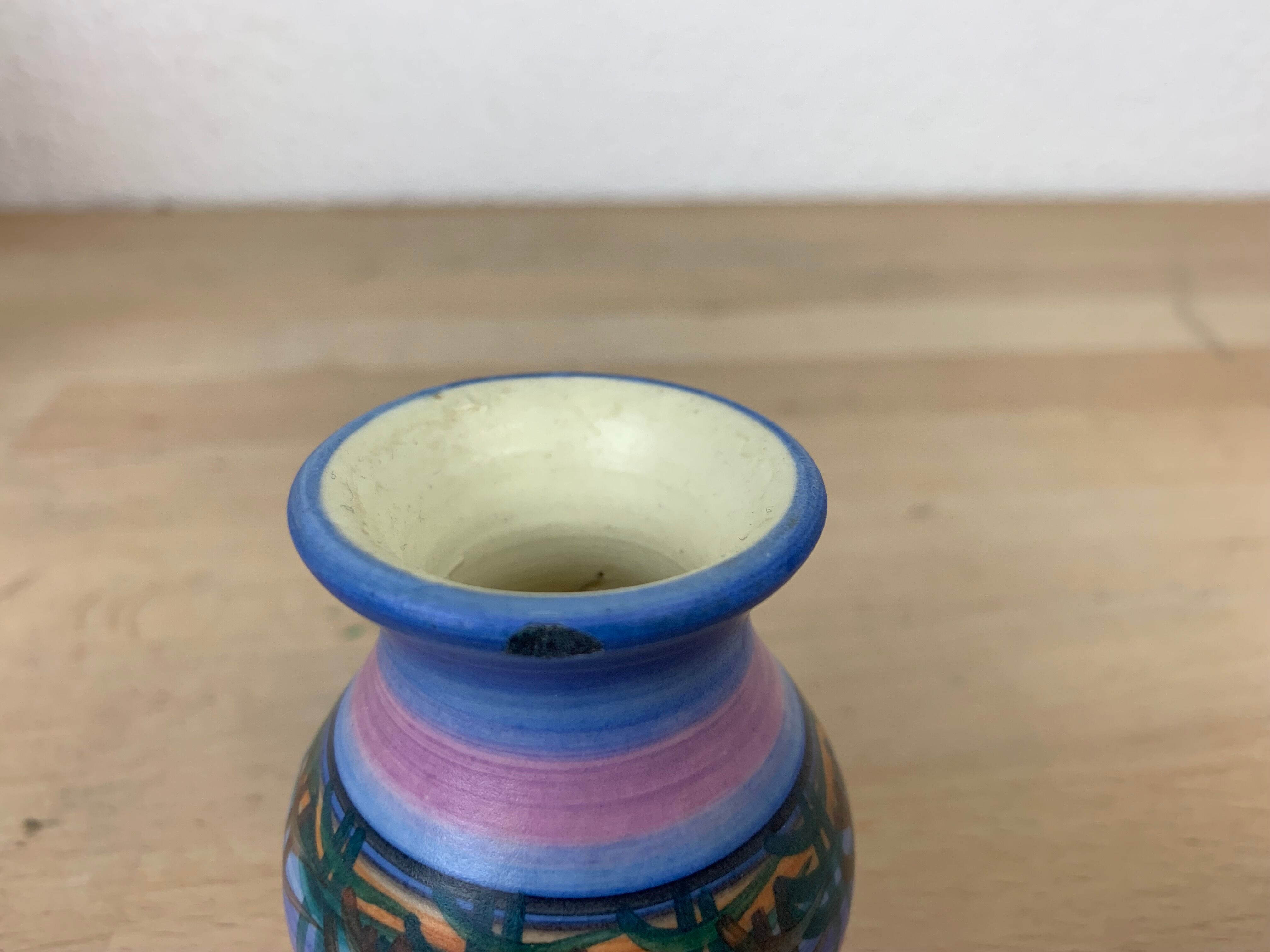 Trio vases Louis Bacculini and Michel Gorgeon, ceramics Vallauris 60s