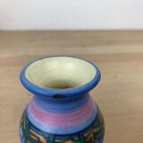 Trio vases Louis Bacculini and Michel Gorgeon, ceramics Vallauris 60s